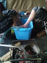 焚き火で 2012/12/29 16:14:52