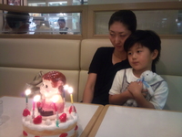 五歳の誕生日です