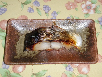 大サワラのお刺身と味噌漬け＋カキノモトの酢の物＠新潟
