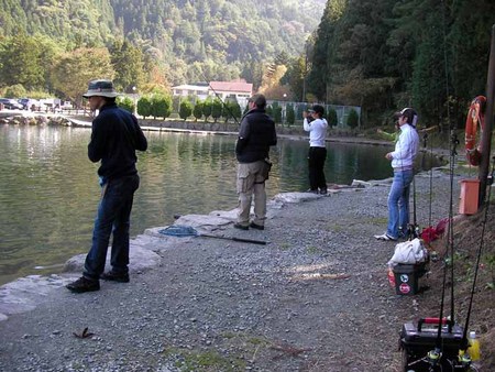 遠投の醍醐味を満喫するin鹿留湖