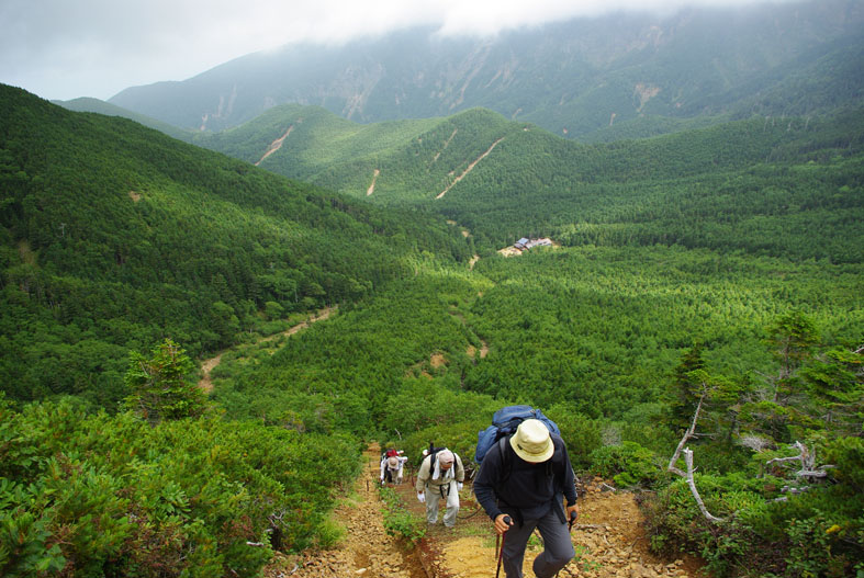 八ヶ岳 赤岳  2899m 日帰り 09年8月29日(土)