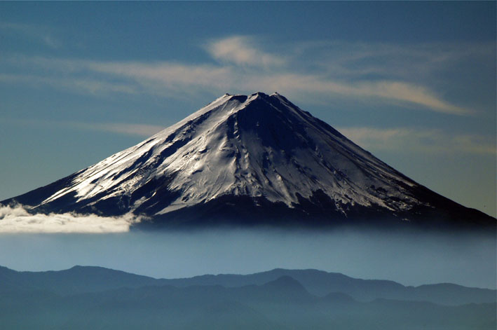 晩秋の富士　