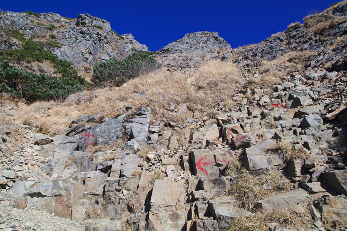 八ヶ岳　編笠山〜権現岳　日帰り 　後編