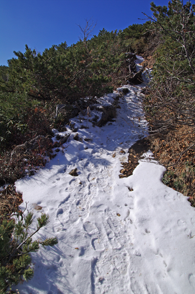 八ヶ岳　編笠山〜権現岳　日帰り 　後編