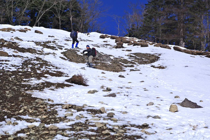 雲取山 日帰り  鴨沢コース往復　2011年2月19日