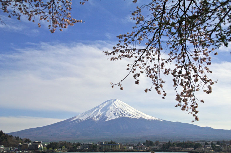 今日の富士山　河口湖より