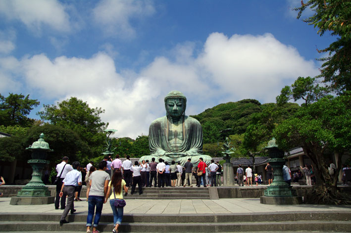 鎌倉　長谷の大仏（高徳院・阿弥陀如来像）