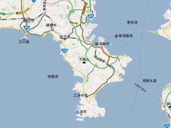 三浦半島地図