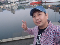 琵琶湖で釣り