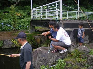 追の沢マス釣場