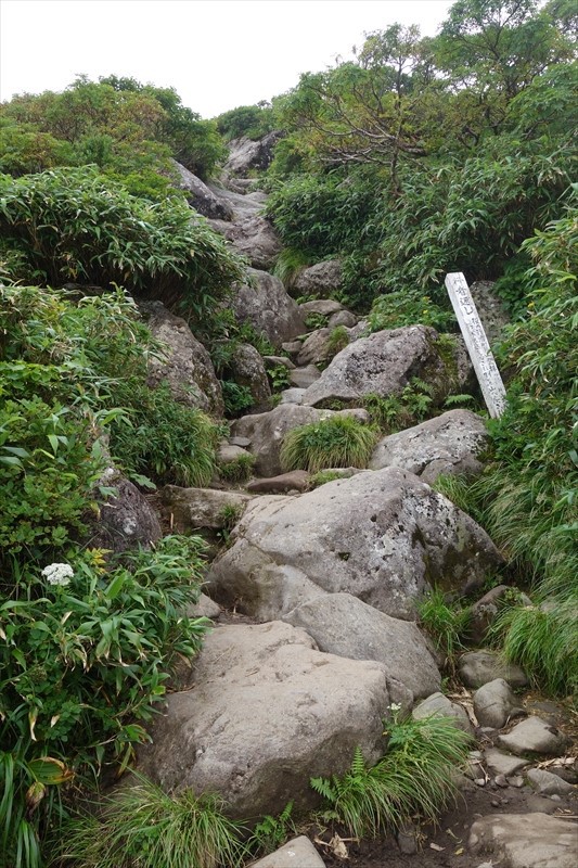 月山、八合目コース。 ～月山 1,984m