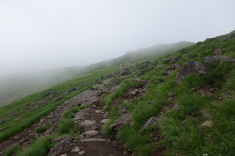 月山、八合目コース。 ～月山 1,984m
