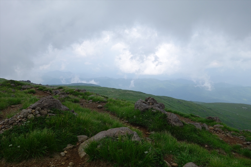 月山、八合目コース。 ～月山 1,984m