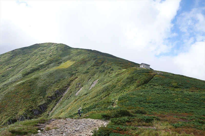 初秋、古寺鉱泉から ～大朝日岳 1,870ｍ