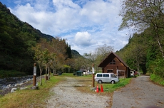 瀬波川キャンプ場 2016/11/04 00:44:09