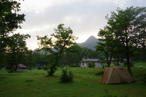 大山からの観光キャンプ