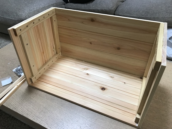 木箱の完成