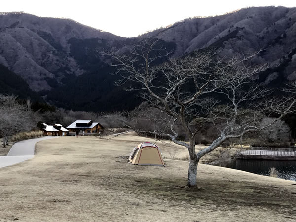 田貫湖でキャンプ始め(2018年1月8日～10日)