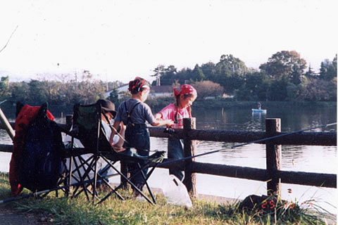 上野沼やすらぎの里キャンプ場 1998年10月