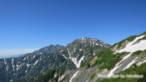 五竜岳と唐松岳　-　その１