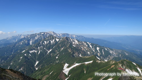五竜岳と唐松岳　-　その3　アーベントロード