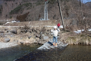 馬見ヶ崎川 唐松観音前広場　～釣りそして山へ