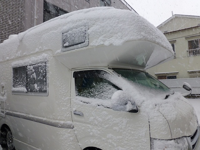 東京も雪でした！