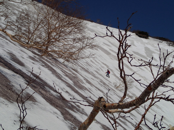 岩手山－山スキー（2015ハート沢滑走）①