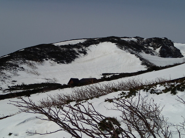 岩手山－山スキー（2015ハート沢滑走）①