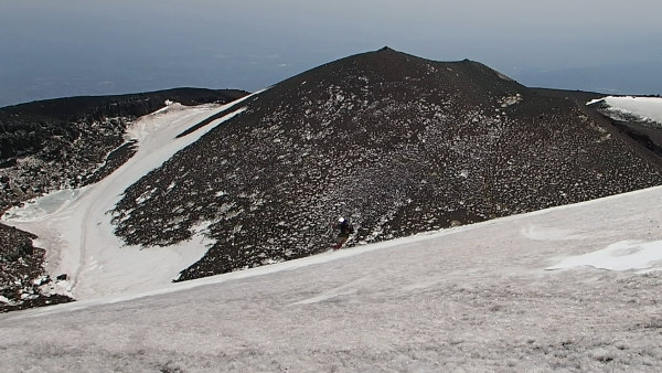 岩手山－山スキー（2015ハート沢滑走）②