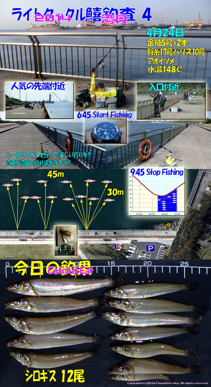 2014　ライトタックル鱚釣査4