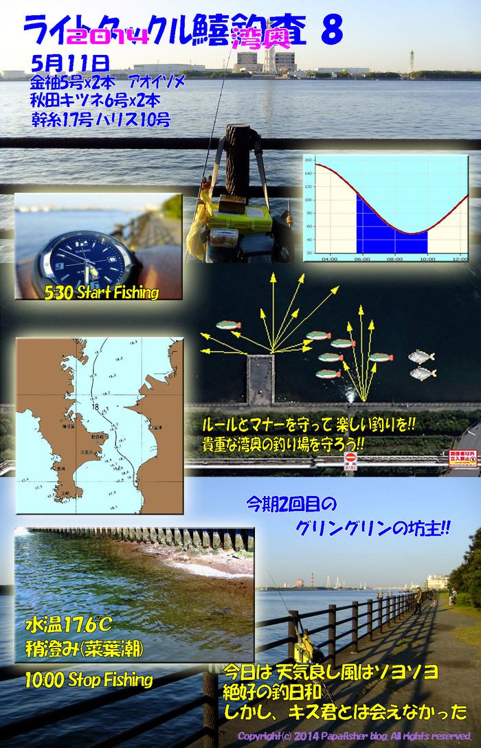 2014　ライトタックル鱚釣査8