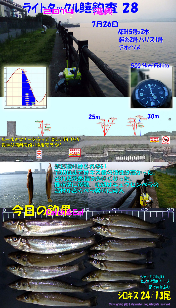 2014　ライトタックル鱚釣査28