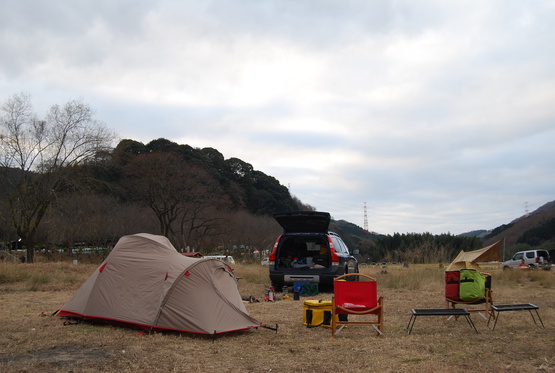 笠置キャンプ場 12/27-28