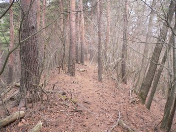 山梨県　河口湖　若彦トンネル近くから十二ヶ岳や節刀ヶ岳を周回