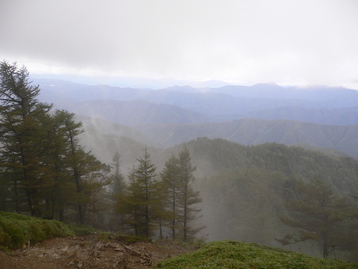 雨のテン泊ｄｅ雲取山　奥多摩