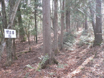 残雪ｄｅテン泊　池口岳北峰　南アルプス深南部
