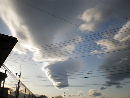 雲！？