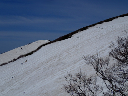 月山（姥ヶ岳）－山スキーリベンジ①