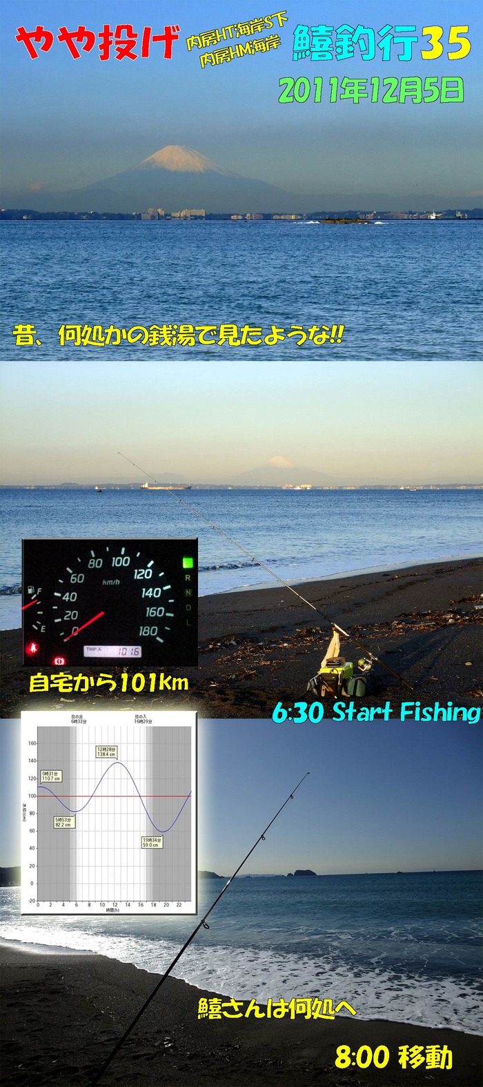 やや投げ鱚釣行記58　内房編
