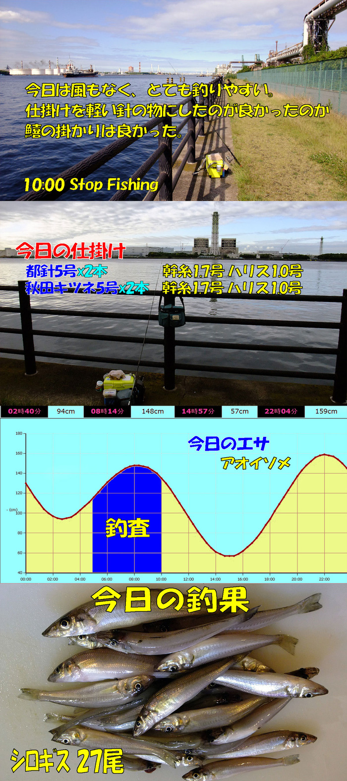 チョイ投げ鱚釣査 11