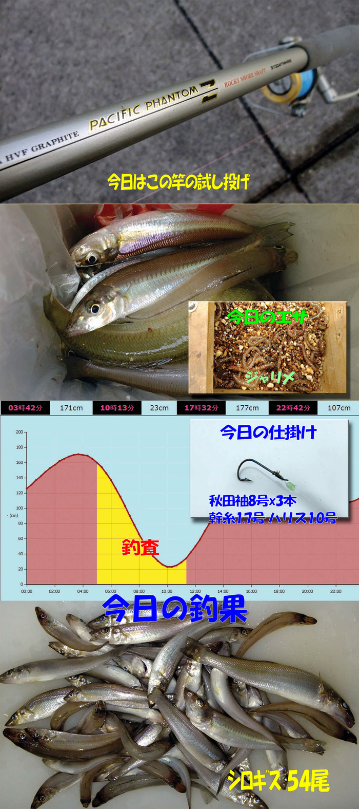 やや投げ+チョイ投げ鱚釣査 2