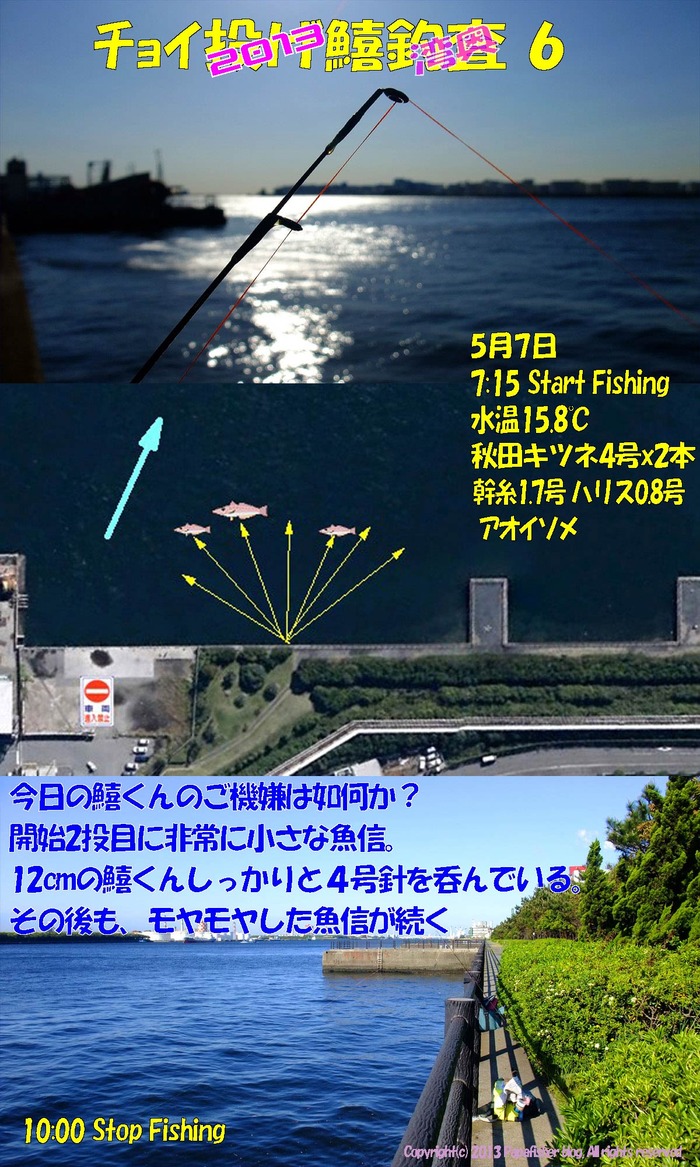 2013　チョイ投げ鱚釣査6