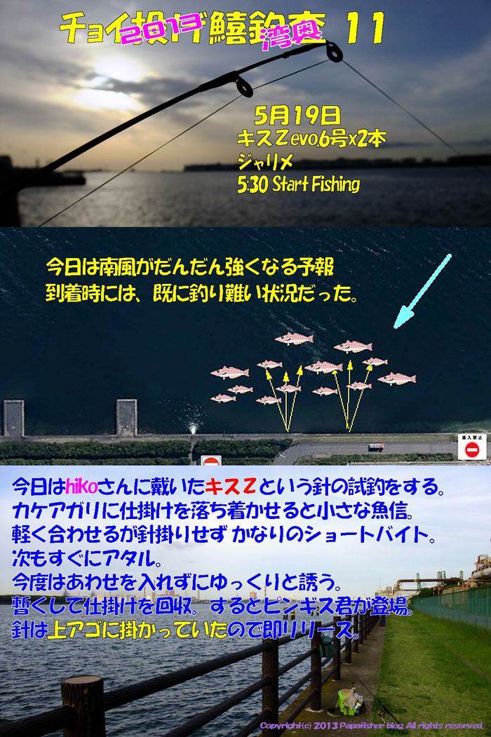 2013　チョイ投げ鱚釣査11