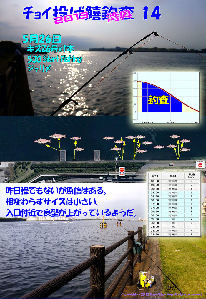 2013　チョイ投げ鱚釣査14