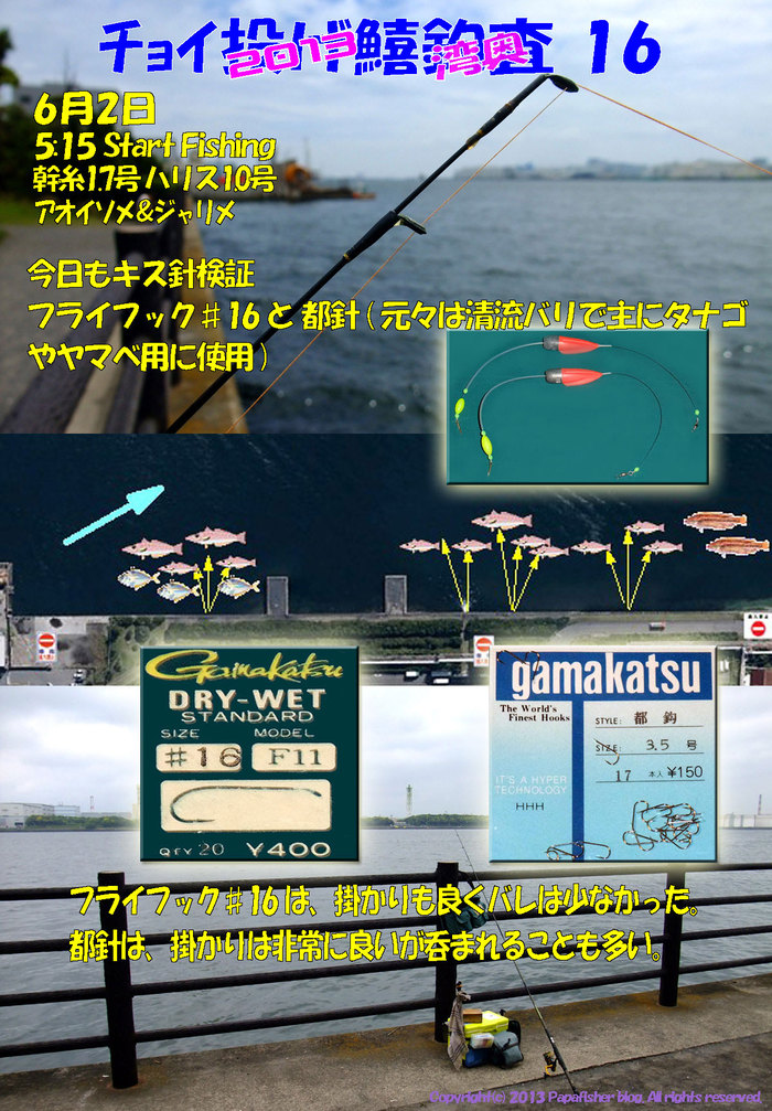 2013　チョイ投げ鱚釣査16