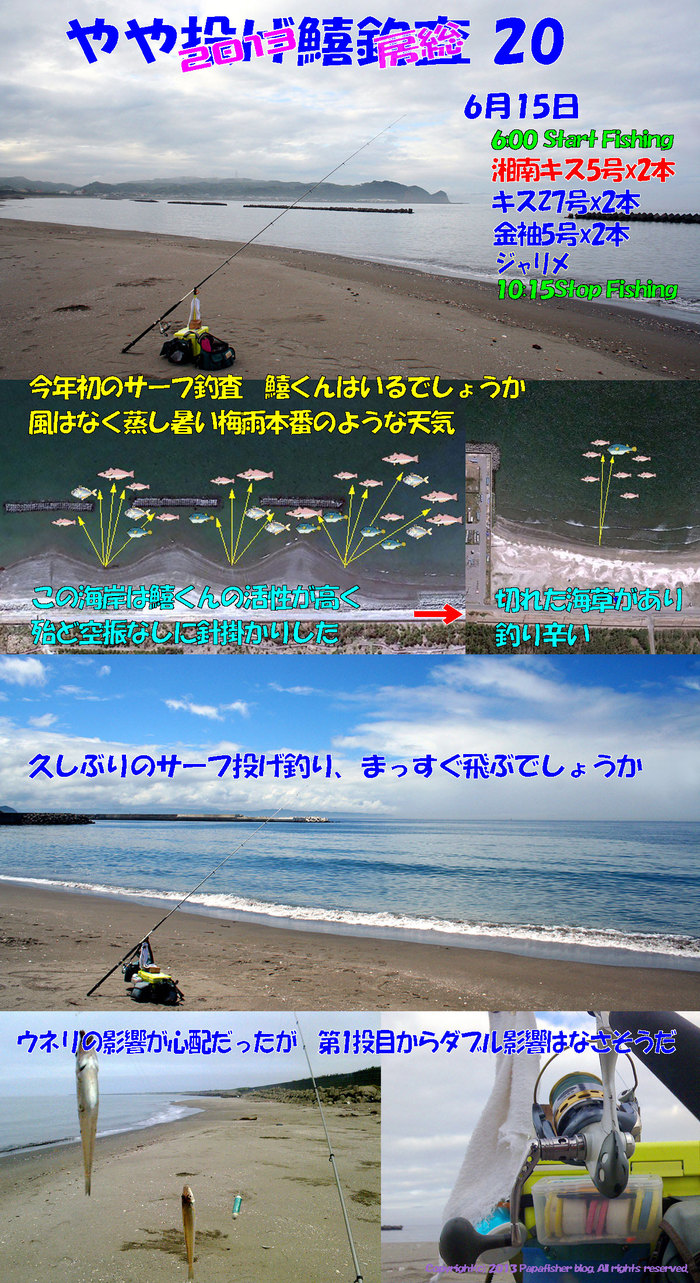 2013　やや投げ鱚釣査20