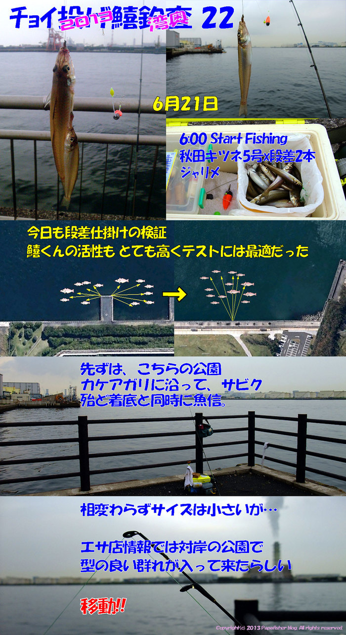 2013　チョイ投げ鱚釣査22