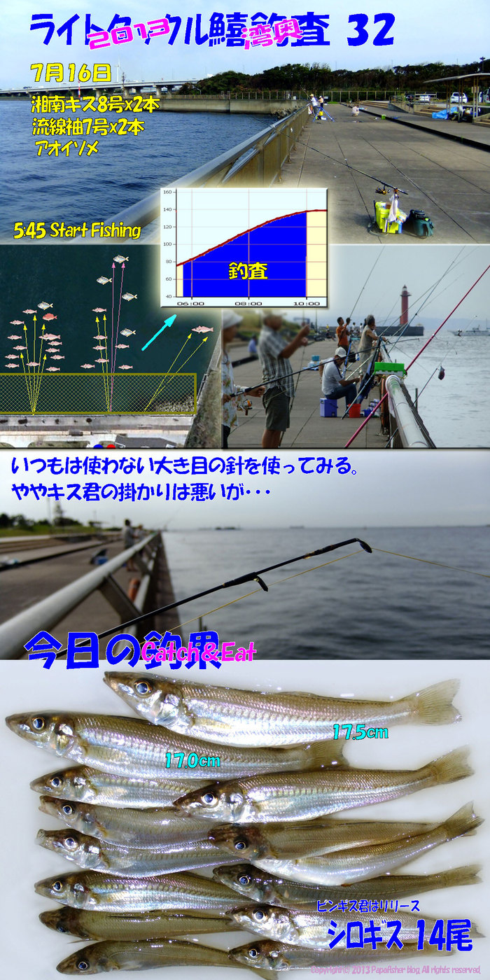 2013　ライトタックル鱚釣査32