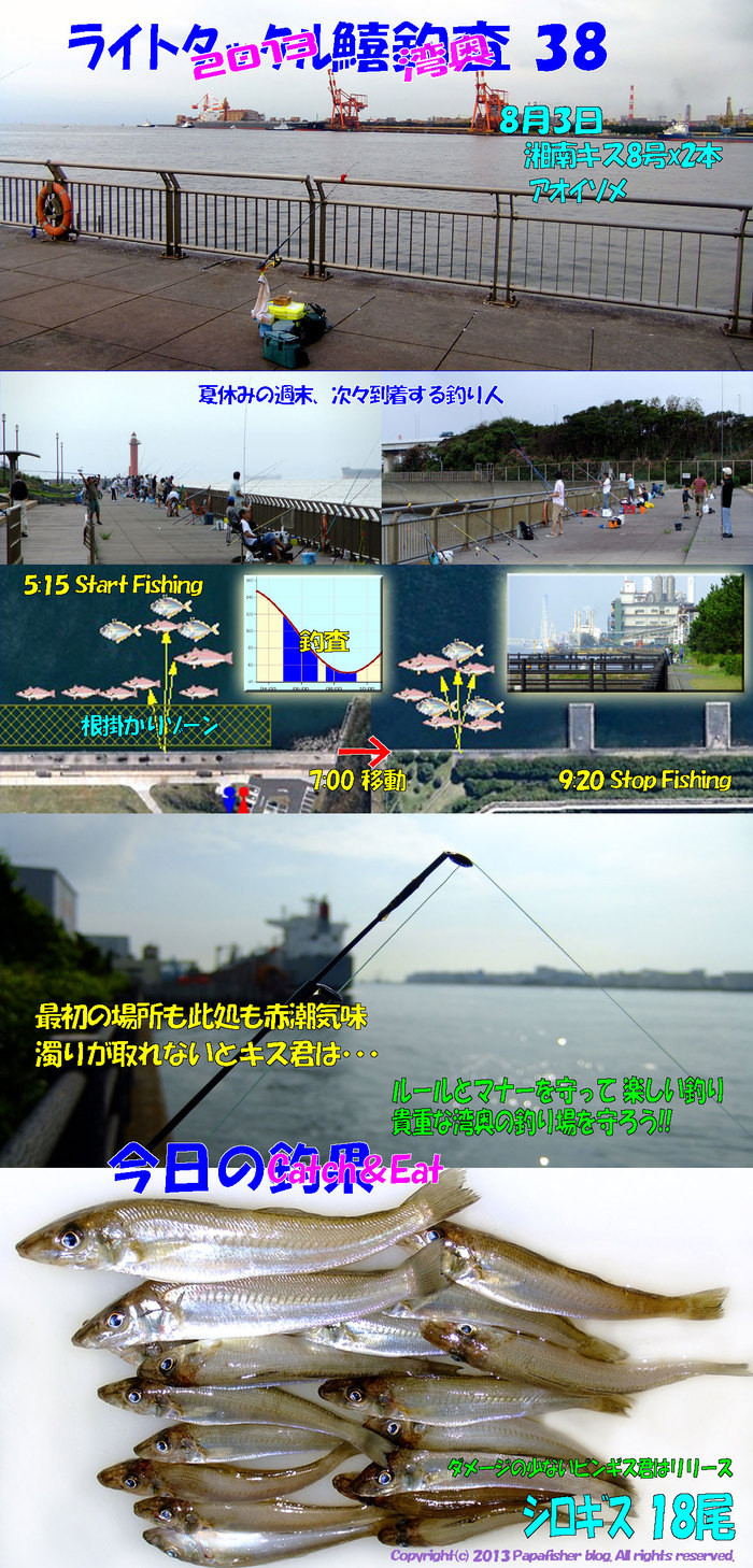 2013　ライトタックル鱚釣査38